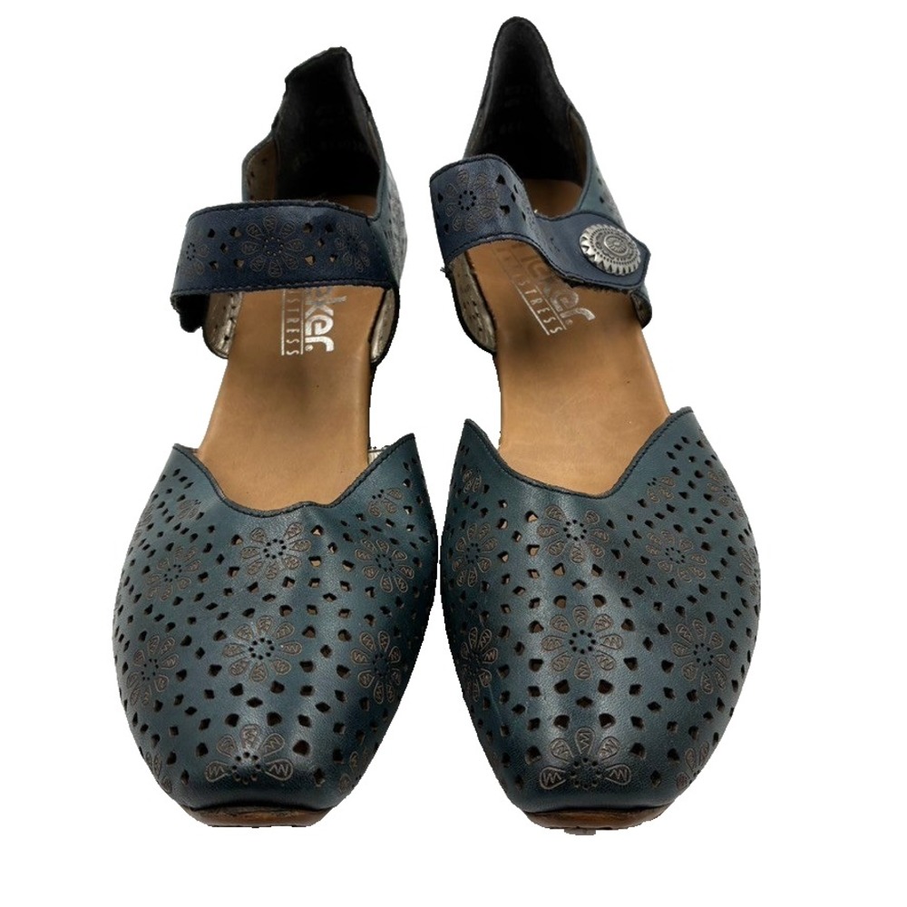 Rieker Antistress Women's Mirjam 53 Lightweight Leather Low Heel Size 10-10.5 US